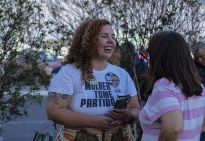 Samara Mineiro enaltece a presença de mulheres em seu partido  -  (crédito: Divulgação/UP) -Samara Mineiro enaltece a presença de mulheres em seu partido  -  (crédito: Divulgação/UP)