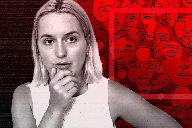 Caroline (à esquerda), que tem dificuldade para reconhecer rostos desde pequena, aparece na foto ao lado da irmã - (crédito: Caroline Steele) Caroline (à esquerda), que tem dificuldade para reconhecer rostos desde pequena, aparece na foto ao lado da irmã - (crédito: Caroline Steele)