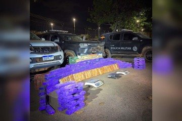 A apreensão ocorreu neste sábado (12/9) - (crédito: Divulgação/ Rotam) A apreensão ocorreu neste sábado (12/9) - (crédito: Divulgação/ Rotam)
