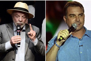 Lula e Flávio Bolsonaro são os candidatos à Presidência com maior índice de rejeição, segundo pesquisa Quaest - (crédito: Minervino Júnior/CB/D.A.Press e Ed Alves/CB/D.A Press) Lula e Flávio Bolsonaro são os candidatos à Presidência com maior índice de rejeição, segundo pesquisa Quaest - (crédito: Minervino Júnior/CB/D.A.Press e Ed Alves/CB/D.A Press)