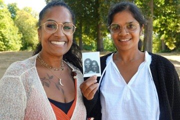 Minal e Meena se conheceram na adolescência e se tornaram amigas -  (crédito: Meena Geltink)