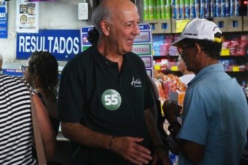 Arruda prometeu mudanças no trânsito e sistema rodoviário do DF -  (crédito:  Ed Alves/CB/D.A Press)
