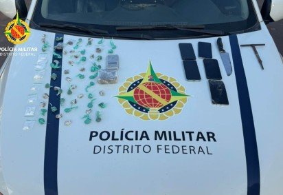 PMDF prende homem por estupro e mulher por tráfico de drogas -  (crédito: PMDF/Divulgação) -PMDF prende homem por estupro e mulher por tráfico de drogas -  (crédito: PMDF/Divulgação)