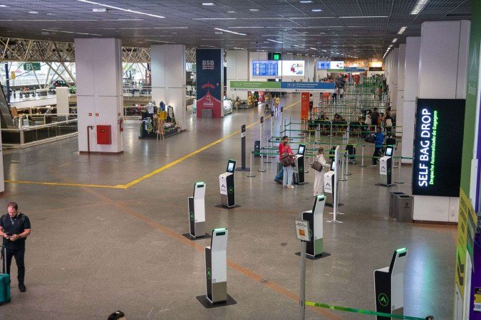 Novas regras da Anac visam coibir indisciplina de passageiros em aeroportos - (crédito: Mariana Campos/CB/D.A Press) Novas regras da Anac visam coibir indisciplina de passageiros em aeroportos - (crédito: Mariana Campos/CB/D.A Press)