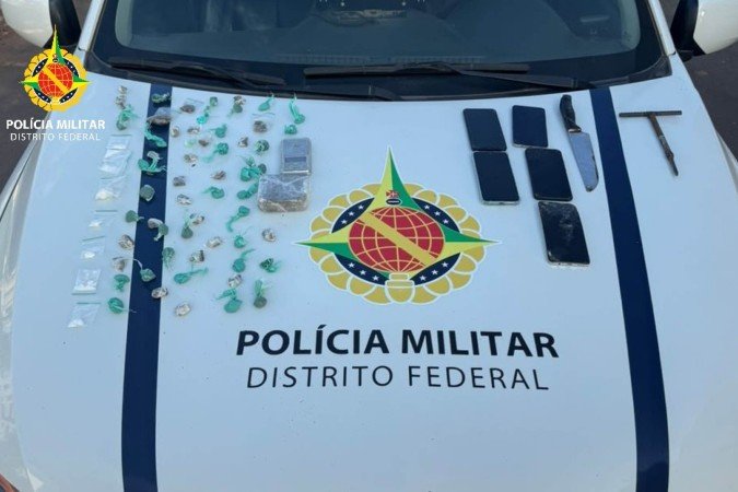 PMDF prende homem por estupro e mulher por tráfico de drogas - (crédito: PMDF/Divulgação) PMDF prende homem por estupro e mulher por tráfico de drogas - (crédito: PMDF/Divulgação)