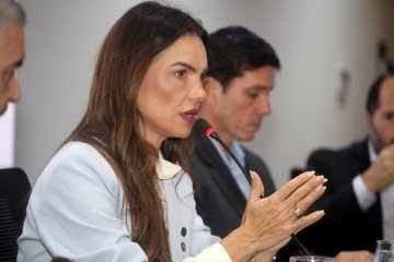 Em sabatinas, Paula Belmonte (PSDB) abordou o déficit de 104 mil moradias e defendeu o planejamento urbano focado em serviços básicos - (crédito: Luís Tajes/Comunicação Paula Belmonte) Em sabatinas, Paula Belmonte (PSDB) abordou o déficit de 104 mil moradias e defendeu o planejamento urbano focado em serviços básicos - (crédito: Luís Tajes/Comunicação Paula Belmonte)