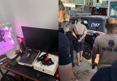 A operação foi realizada pela Delegacia Especializada de Proteção à Criança e ao Adolescente (Depca-MS) -  (crédito: Divulgação/Depca)
