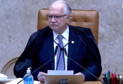 Edson Fachin, presidente do STF -  (crédito: Reprodução/YouTube)