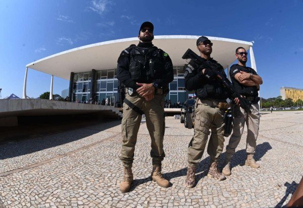 Carlos Vieira/CB/DA Press -  (crédito: Julgamento no STF começa com forte esquema de segurança)