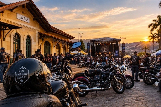 Lavras reúne motociclistas de várias cidades em fim de semana de rock e turismo - (crédito: Uai Turismo) Lavras reúne motociclistas de várias cidades em fim de semana de rock e turismo - (crédito: Uai Turismo)