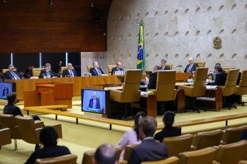 O plenário passou boa parte do tempo discutindo uma questão de ordem - (crédito: Gustavo Moreno/STF) O plenário passou boa parte do tempo discutindo uma questão de ordem - (crédito: Gustavo Moreno/STF)