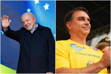 Luiz Inácio Lula da Silva e Flávio Bolsonaro - (crédito: Ricardo Stuckerte Charles Vieira/Campanha Flávio) Luiz Inácio Lula da Silva e Flávio Bolsonaro - (crédito: Ricardo Stuckerte Charles Vieira/Campanha Flávio)