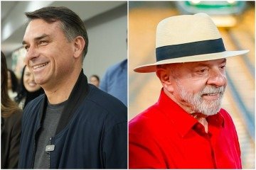 Flavio Bolsonaro e Luiz Inácio Lula da Silva - (crédito: Charles Vieira e Ricardo Stuckert) Flavio Bolsonaro e Luiz Inácio Lula da Silva - (crédito: Charles Vieira e Ricardo Stuckert)