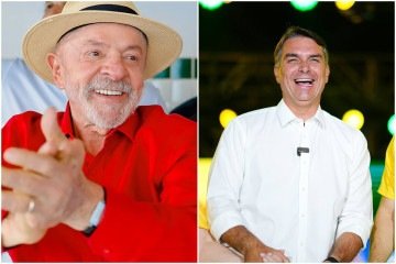 Luiz Inácio Lula da Silva e Flávio Bolsonaro -  (crédito: Ricardo Stuckert e Vittor Sales/Divulgação Campanha Flávio Bolsonaro)