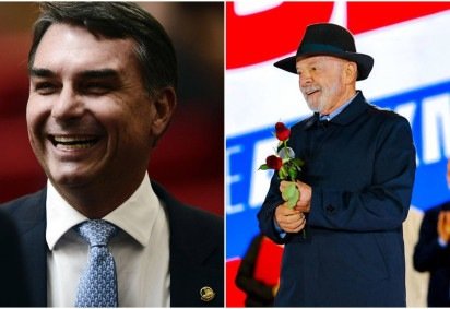 Flávio Bolsonaro (PL) e Luiz Inácio Lula da Silva (PT) avançaram para o 2º turno  -  (crédito: Minervino Júnior/CB/D.A.Press e Ricardo Stuckert) -Flávio Bolsonaro (PL) e Luiz Inácio Lula da Silva (PT) avançaram para o 2º turno  -  (crédito: Minervino Júnior/CB/D.A.Press e Ricardo Stuckert)