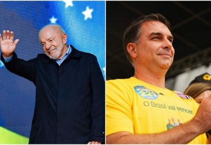 Luiz Inácio Lula da Silva e Flávio Bolsonaro -  (crédito: Ricardo Stuckerte Charles Vieira/Campanha Flávio) -Luiz Inácio Lula da Silva e Flávio Bolsonaro -  (crédito: Ricardo Stuckerte Charles Vieira/Campanha Flávio)