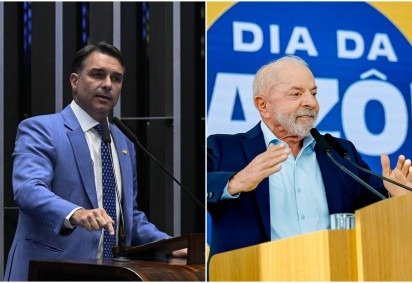 É a primeira vez desde abril que Flávio aparece numericamente à frente de Lula por uma diferença superior à margem de erro -  (crédito: Carlos Moura/Agência Senado e Ricardo Stuckert) -É a primeira vez desde abril que Flávio aparece numericamente à frente de Lula por uma diferença superior à margem de erro -  (crédito: Carlos Moura/Agência Senado e Ricardo Stuckert)