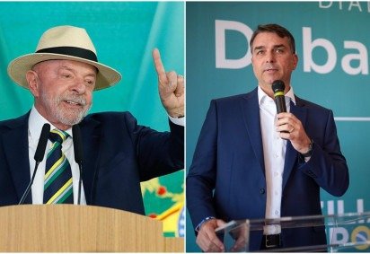 Luiz Inácio Lula da Silva e Flávio Bolsonaro -  (crédito: Ricardo Stuckert e Raul Spinassé)