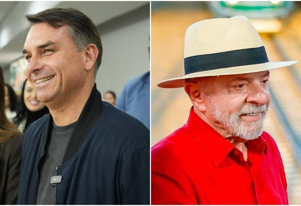 Flavio Bolsonaro e Luiz Inácio Lula da Silva -  (crédito: Charles Vieira e Ricardo Stuckert)