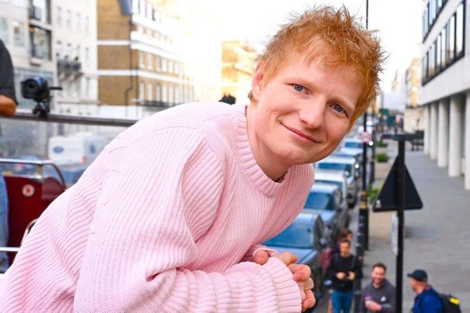 Ed Sheeran se apresentou com Macklemore no Festival de Música iHeartRadio de 2014 em Las Vegas, nos Estados Unidos - (crédito: Shaun Whitmore/BBC) Ed Sheeran se apresentou com Macklemore no Festival de Música iHeartRadio de 2014 em Las Vegas, nos Estados Unidos - (crédito: Shaun Whitmore/BBC)