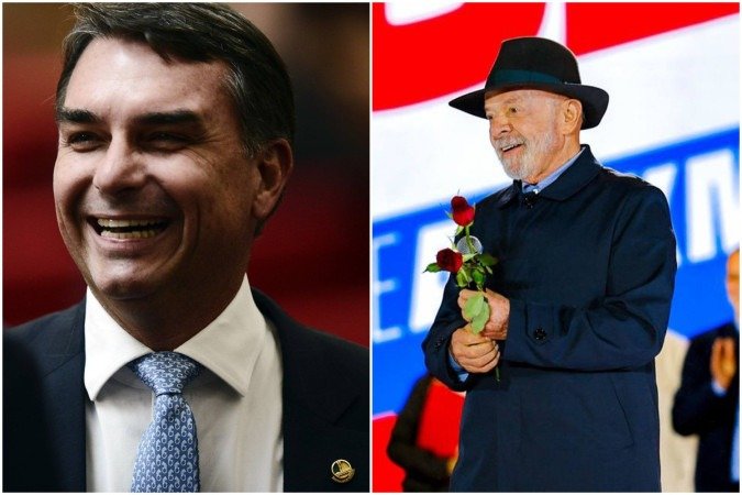 Flávio Bolsonaro (PL) e Luiz Inácio Lula da Silva (PT) avançaram para o 2º turno - (crédito: Minervino Júnior/CB/D.A.Press e Ricardo Stuckert) Flávio Bolsonaro (PL) e Luiz Inácio Lula da Silva (PT) avançaram para o 2º turno - (crédito: Minervino Júnior/CB/D.A.Press e Ricardo Stuckert)