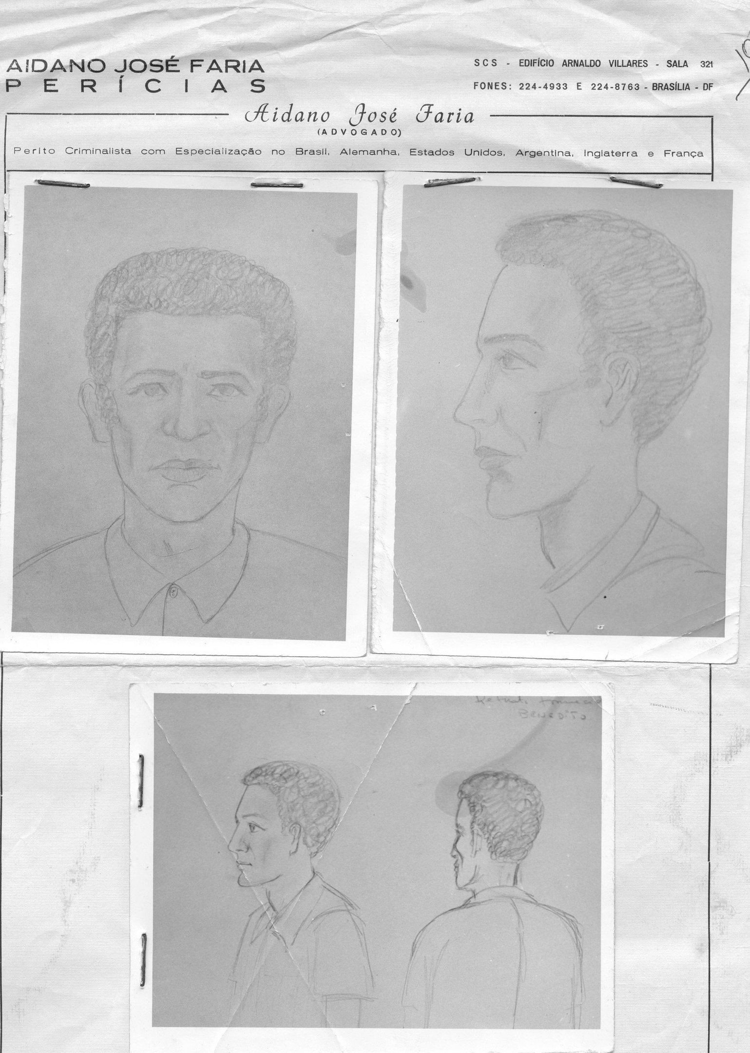  Cr..dito: Arquivo CB/ D.A Press. Brasil. Bras..lia - DF. Retrato falado de homem parecido com Raimundo Lacerda Duque, um dos suspeitos do sequestro e assassinato da menina Ana L..dia..CB, Pasta: CASO ANA L..DIA.CB, 11/09/2003. Ana L..dia, p. 31     