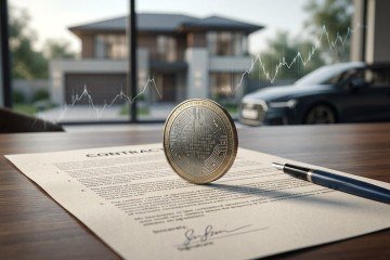 A valida&ccedil;&atilde;o do STJ permite o uso de criptomoedas em contratos de compra e venda de bens, como im&oacute;veis e carros, refletindo o cen&aacute;rio do mercado digital -  (crédito: Flow)