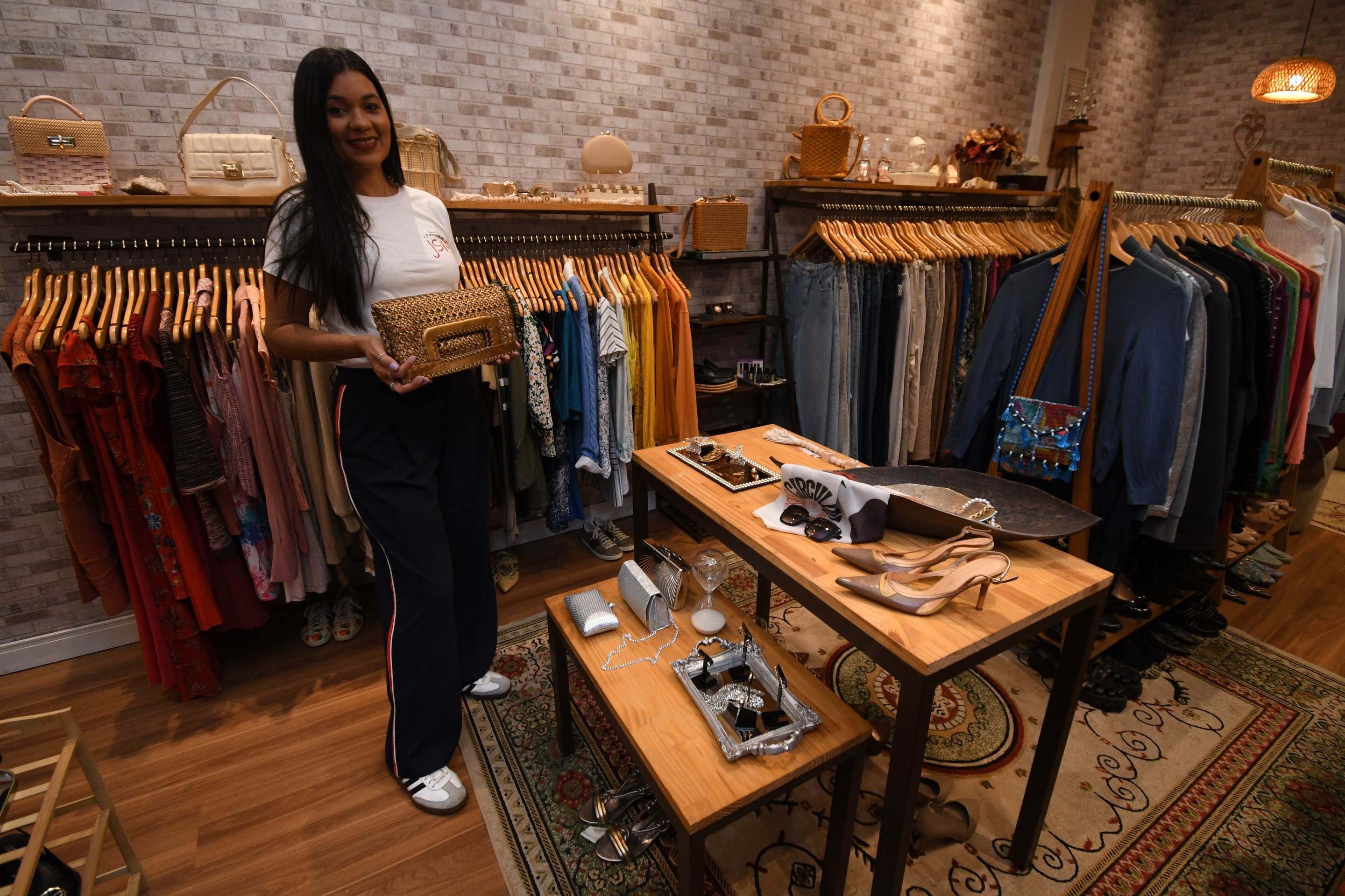 Ana Paula Caldas &eacute; idealizadora do Juntos Somos Mais Fortes e propriet&aacute;ria do brech&oacute; Circulou