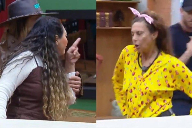 A Fazenda 18: Mãe de Lexa parte para cima de Giovanna e caos toma conta - (crédito: Reprodução/Record) A Fazenda 18: Mãe de Lexa parte para cima de Giovanna e caos toma conta - (crédito: Reprodução/Record)