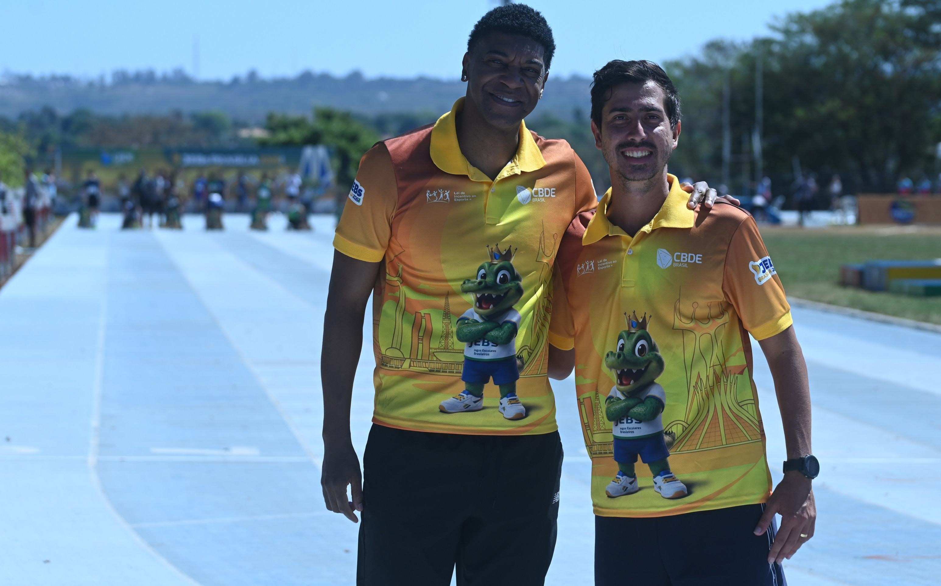  18/09/2026. Ed Alves/CB/D.A Press. Esportes. JEBS 2026. Na foto, Andre Domingos e Caio Bonfim. 