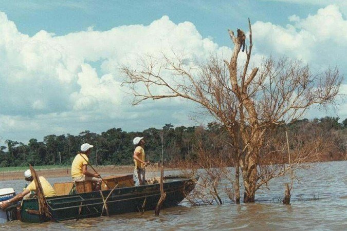 O engenheiro agrônomo paraguaio Darío Pérez Chena liderou a operação de resgate da fauna que ficou conhecida como Mymba Kuéra - (crédito: Itaipu Binacional) O engenheiro agrônomo paraguaio Darío Pérez Chena liderou a operação de resgate da fauna que ficou conhecida como Mymba Kuéra - (crédito: Itaipu Binacional)