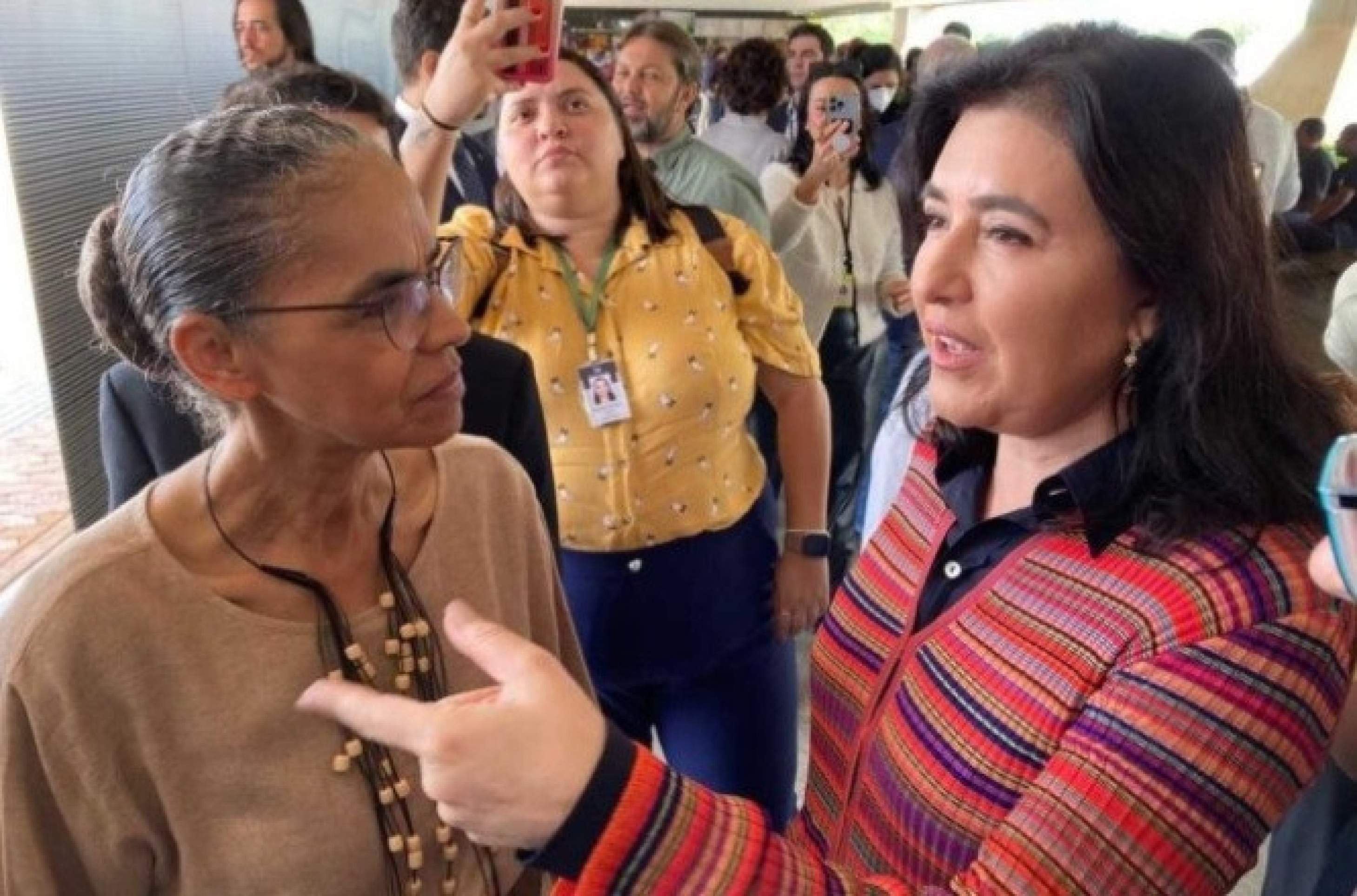Marina e Simone também tiveram de entrar na onda de críticas ao STF para não perderem votos e colocarem em risco as chances eleitorais -  (crédito: Vinicius Doria/CB/D.A Press)