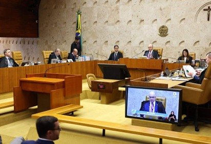 O STF retoma em plen&aacute;rio f&iacute;sico o julgamento da ADC 98, que pode impactar a "tese do s&eacute;culo" -  (crédito: Alejandro Zambrana/STF) -O STF retoma em plen&aacute;rio f&iacute;sico o julgamento da ADC 98, que pode impactar a "tese do s&eacute;culo" -  (crédito: Alejandro Zambrana/STF)