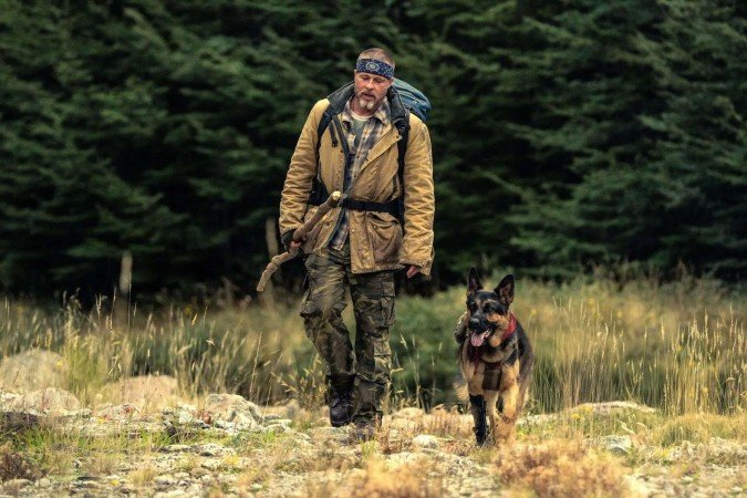 Filme Coração selvagem traz Brad Pitt e o cachorro Uber - (crédito: Paramount) Filme Coração selvagem traz Brad Pitt e o cachorro Uber - (crédito: Paramount)