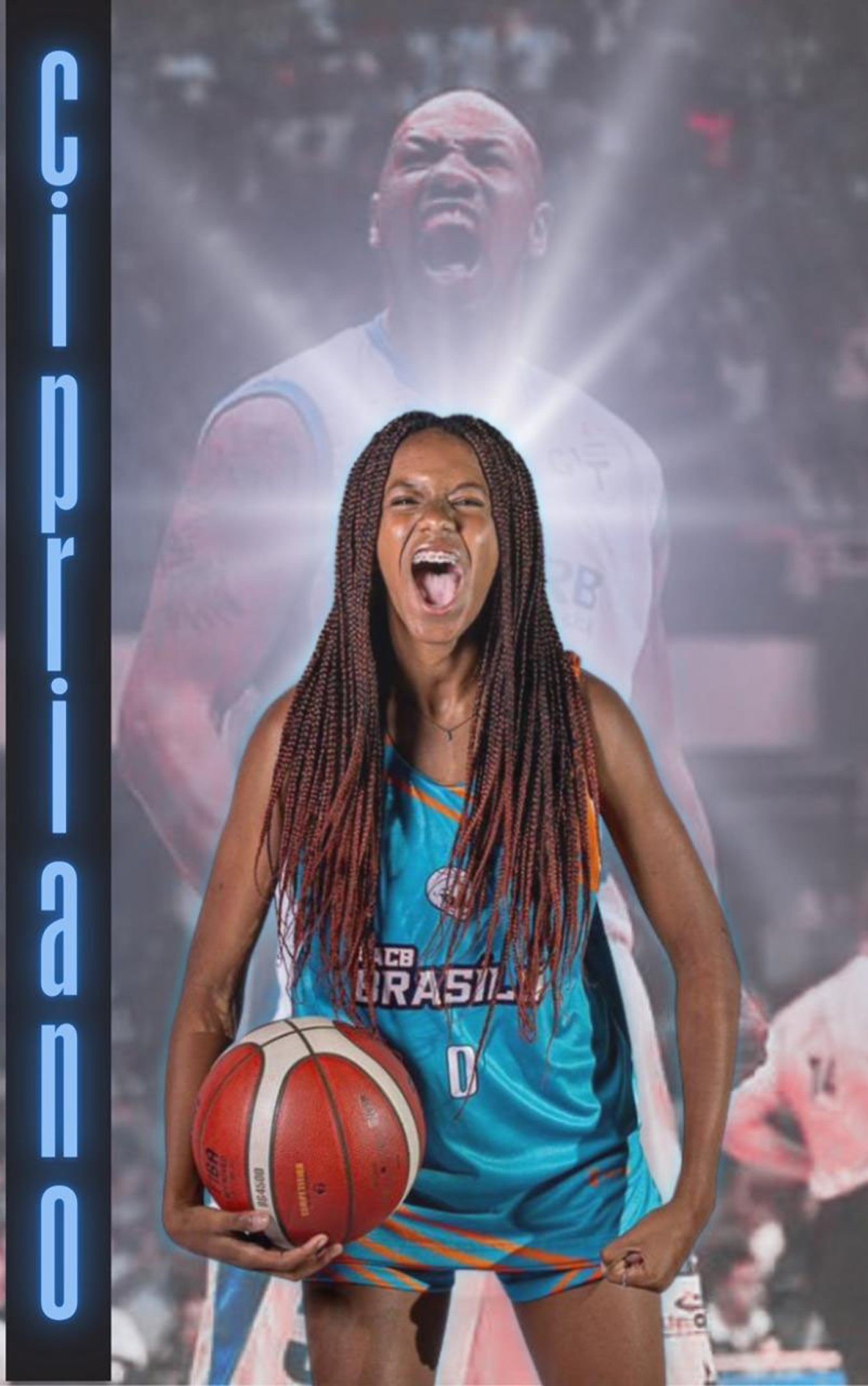  2026. Esportes. Morena Cipriano, jogadora de basquete.       