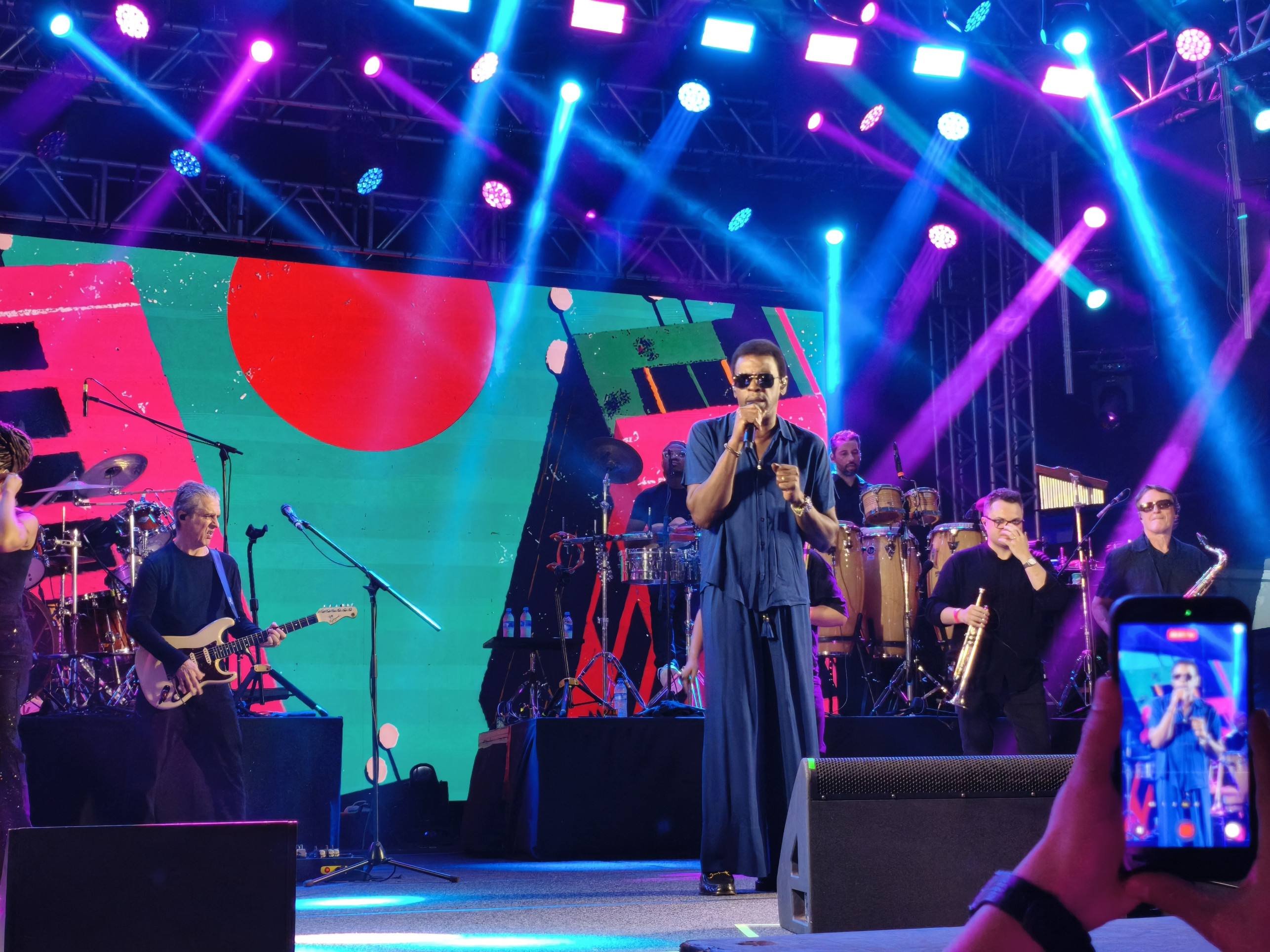  Seu Jorge durante show no Festival de Inverno de Bonito, no Mato Grosso do Sul: regi&atilde;o expande op&ccedil;&otilde;es de lazer al&eacute;m da natureza     