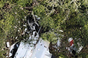 Após o término dos trabalhos iniciais no local, todas as evidências consideradas necessárias para a investigação foram recolhidas -  (crédito: RS/Fotos P&uacute;blicas)