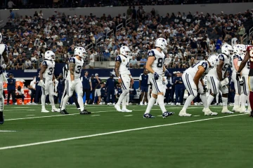 No sábado, o Dallas fará o último trabalho antes da partida no próprio Maracanã. O confronto com o Ravens marca o primeiro jogo oficial da NFL realizado no Rio de Janeiro -  (crédito: Corey Wernecke/Dallas Cowboys)