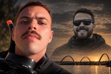 Anúncio da cerimônia de enterro e sepultamento do soldado do Batalhão de Polícia Militar Ambiental (BPMA) Lucas Duran, de 28 anos -  (crédito: Divulgação / PMDF )