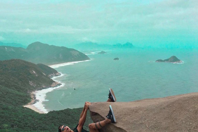 Leuson é fã de aventuras e começou nas trilhas para 