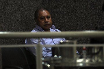 Fórum do Recanto das Emas. Julgamento do ex-deputado distrital Carlos Xavier acusado de mandante de um assassinato. -  (crédito:  Marcelo Ferreira/CB/D.A Press)