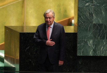 António Guterres encerra seu mandato à frente da ONU em dezembro -  (crédito: Timothy A. Clary/AFP) -António Guterres encerra seu mandato à frente da ONU em dezembro -  (crédito: Timothy A. Clary/AFP)