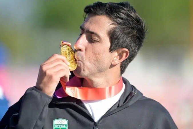 Prata em Paris-2024 e ouro no Mundial, Caio Bonfim também dominou o Sul-Americano na prova da manhã desta quinta-feira - (crédito: Alexandre Loureiro/COB) Prata em Paris-2024 e ouro no Mundial, Caio Bonfim também dominou o Sul-Americano na prova da manhã desta quinta-feira - (crédito: Alexandre Loureiro/COB)
