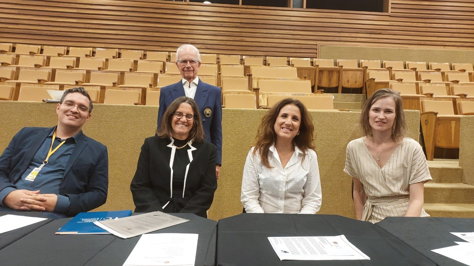 Alexandre Dias,  Ana Paula Gordilho Pessoa, Ligia Moreno e Anastasiya Evsina formaram o jurado do concurso de 2024, ao lado do patrono Pedro Gordilho -  (crédito: Divulga&ccedil;&atilde;o)