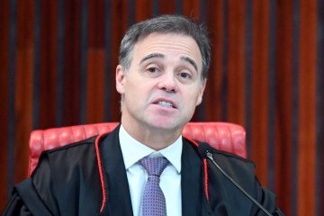 Primeiro a se manifestar no julgamento, Mendonça inseriu o voto no sistema da Justiça Eleitoral antes do início da sessão, marcada para as 10h -  (crédito:  Ed Alves/CB/D.A Press)