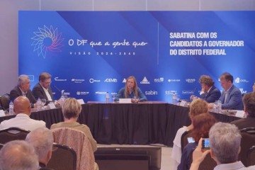 Celina Leão participou de sabatina na Codese - (crédito: Reprodução) Celina Leão participou de sabatina na Codese - (crédito: Reprodução)