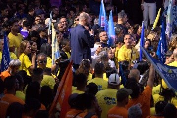 Podemos-DF mobiliza apoio a consolidação de Michele Bolsonaro e Bia Kicis ao Senado. -  (crédito: Divulgação )