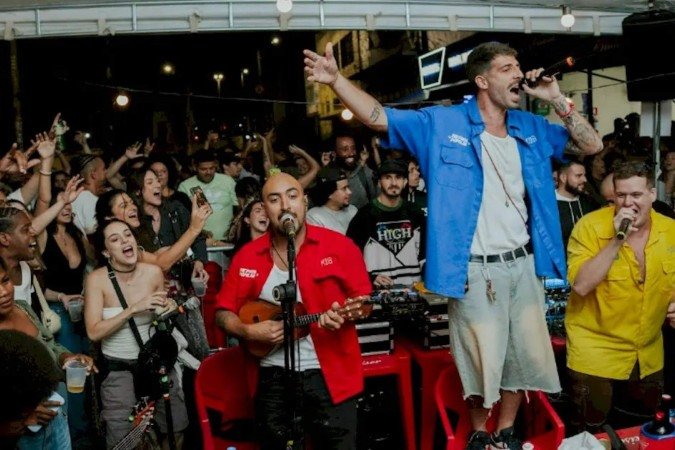 Patifaria Popular vira o jogo do complexo de vira-lata em faixa produzida por Los Brasileros, DMAX e Dida Sallo - (crédito: TMJBrazil) Patifaria Popular vira o jogo do complexo de vira-lata em faixa produzida por Los Brasileros, DMAX e Dida Sallo - (crédito: TMJBrazil)