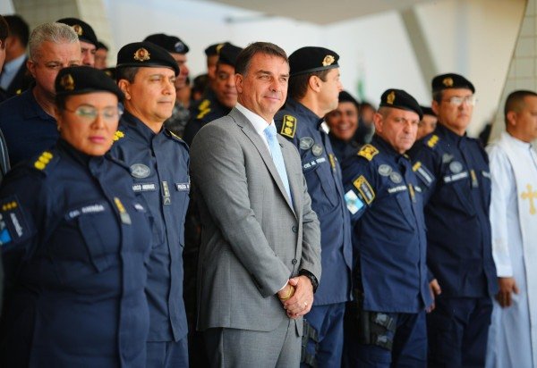 Vittor Sales/Campanha Flávio Bolsonaro