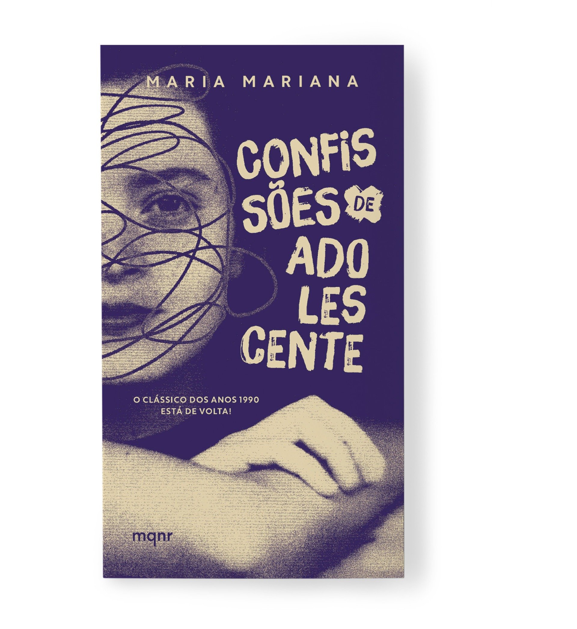 Capa da nova edi&ccedil;&atilde;o do livro "Confiss&otilde;es de adolescente"